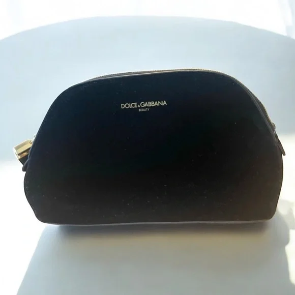 DOLCE & GABBANA BEAUTY BLACK VELVET NEW COSMETIC CASE - Picture 1 of 14